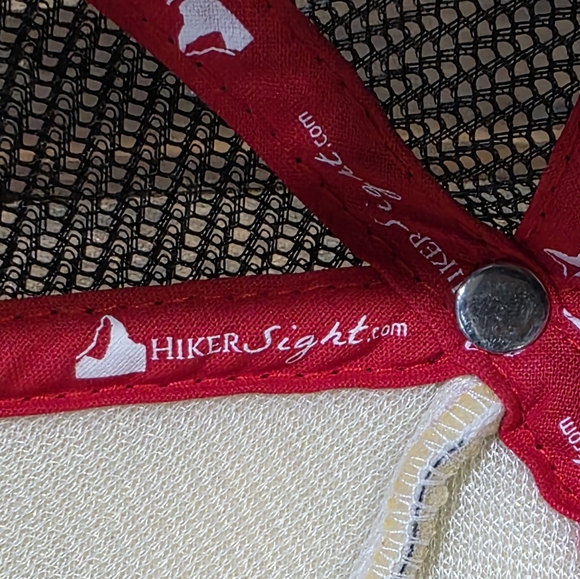 Hiker Sight Half Dome Yosemite Sketch Trucker Hat. Unique Topographic Unisex - Picture 4 of 9